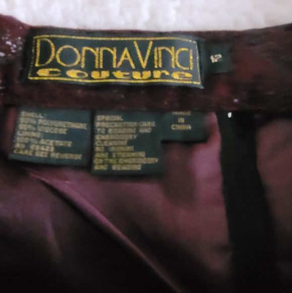 Vintage Donna Vinci Couture Skirt Size 12 - Picture 7 of 8
